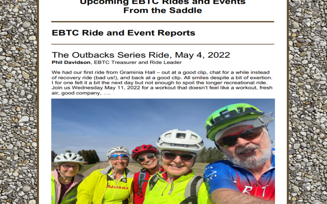 May 8, 2022 Newsletter